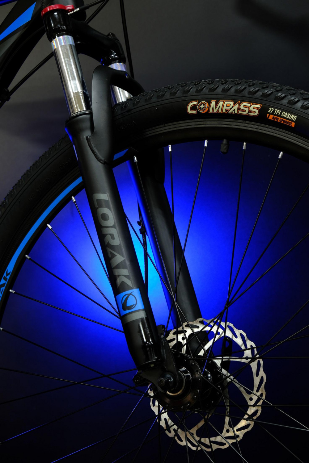 LORAK Safe 29 Prom Матовый Чёрный/Синий 19р (на рост 171-182)