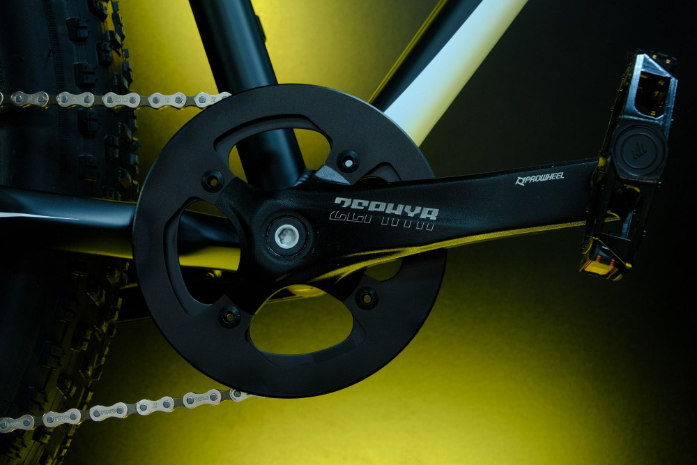 LORAK FAT SE Матовый Чёрный/Жёлтый рама 19 (на рост 171-182)