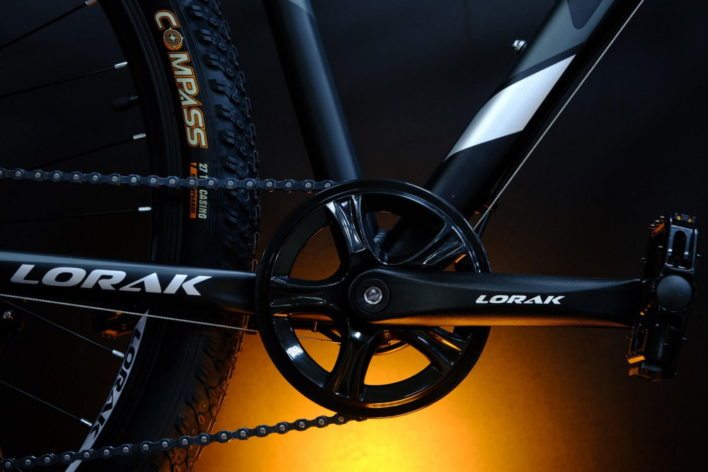 LORAK Safe 29 HD Матовый Чёрный/Серый/Серый 21р (на рост 183-190)