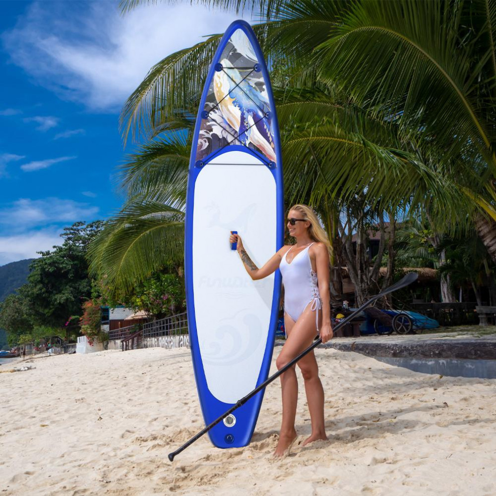 Сапборд SUPFW53A 350 84 15 синий дельфин, код 78924